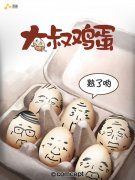 小蛋壳里的大叔脸 《大叔鸡蛋》恶趣味收集