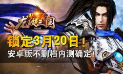 锁定3月20日《龙纹三国》安卓版不删档内测确定