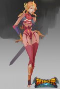 风骚！《英雄纪元》插画师绝密手稿流出